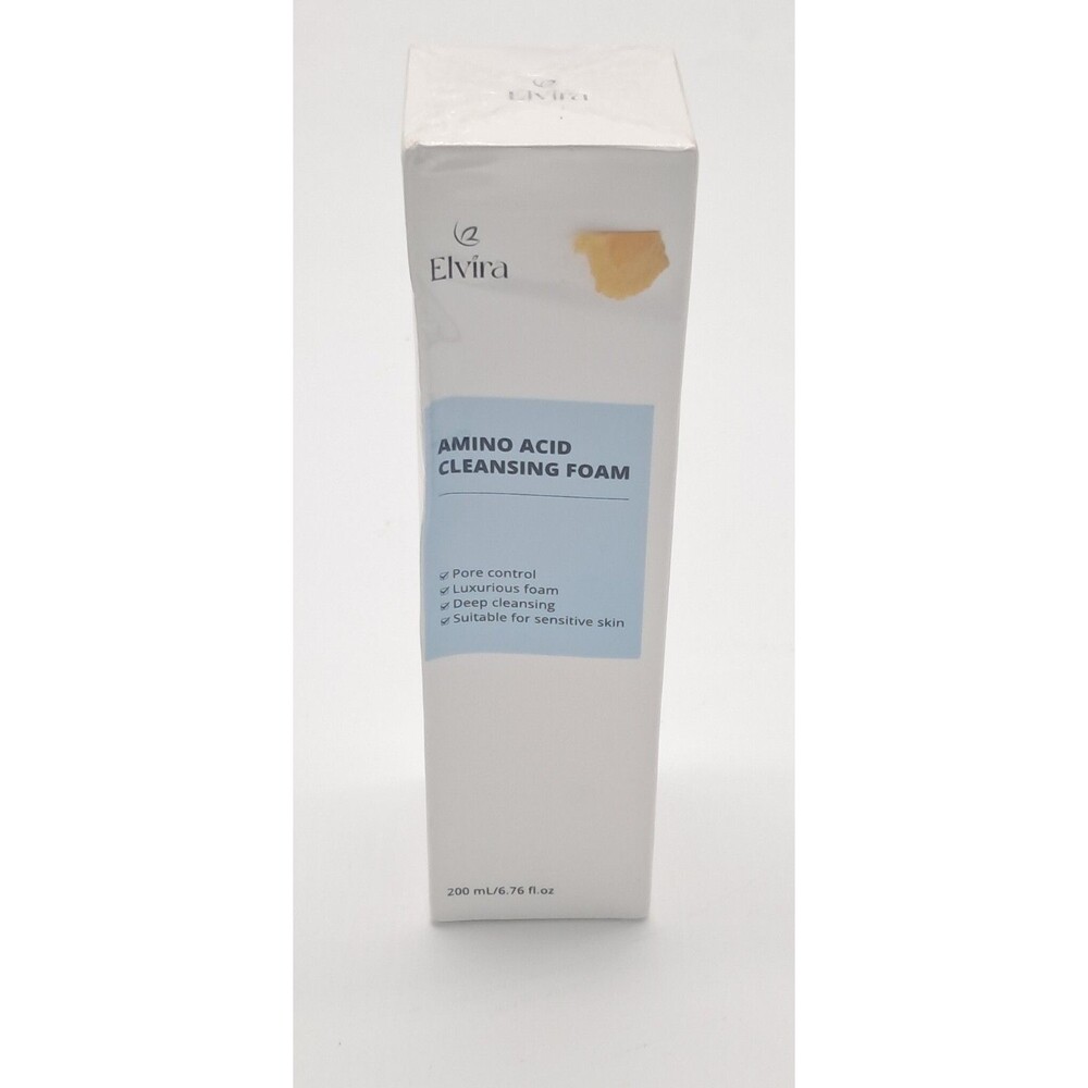 Elvira Amino Acid Cleansing Foam, Hydrating Facial Cleanser, 6.76 fl oz